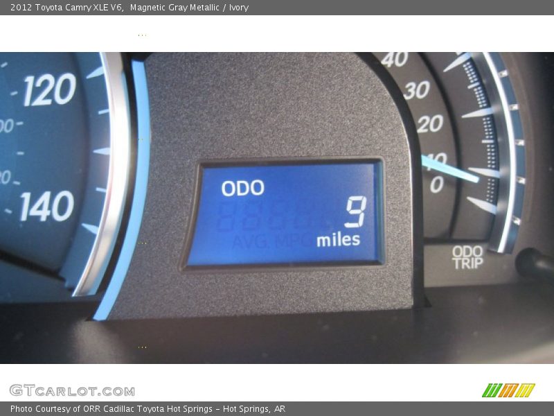Magnetic Gray Metallic / Ivory 2012 Toyota Camry XLE V6