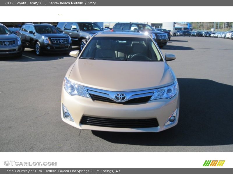 Sandy Beach Metallic / Ivory 2012 Toyota Camry XLE