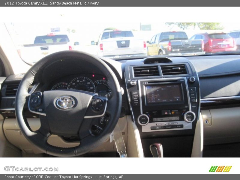 Sandy Beach Metallic / Ivory 2012 Toyota Camry XLE