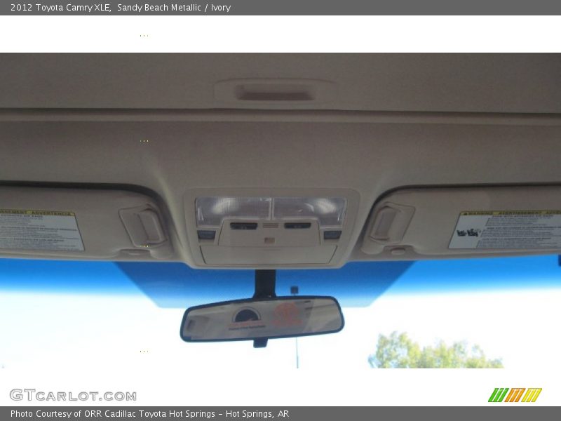 Sandy Beach Metallic / Ivory 2012 Toyota Camry XLE