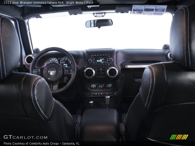 Bright White / Black 2011 Jeep Wrangler Unlimited Sahara 4x4