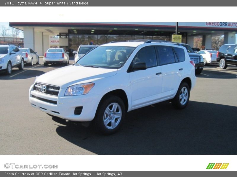 Super White / Sand Beige 2011 Toyota RAV4 I4