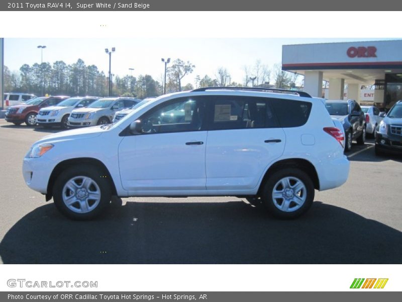 Super White / Sand Beige 2011 Toyota RAV4 I4