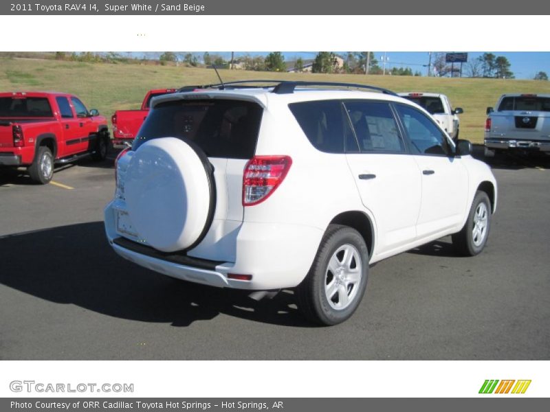 Super White / Sand Beige 2011 Toyota RAV4 I4