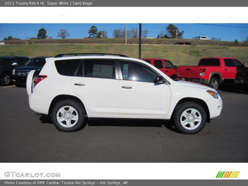 Super White / Sand Beige 2011 Toyota RAV4 I4