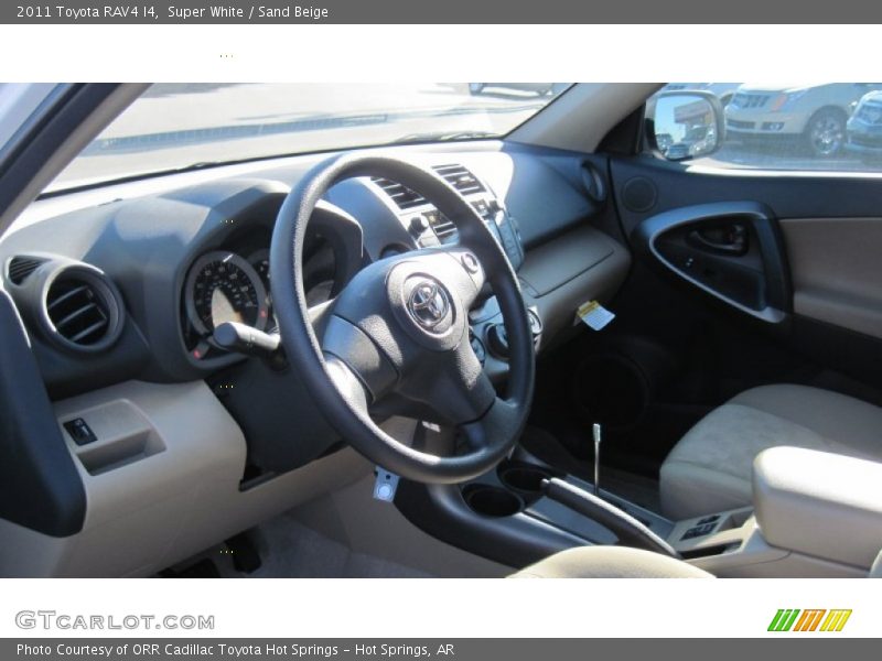 Super White / Sand Beige 2011 Toyota RAV4 I4