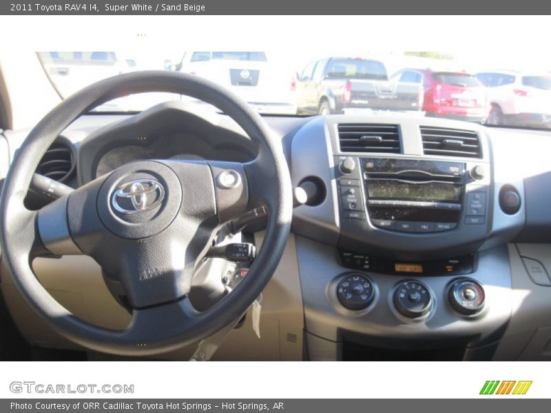 Super White / Sand Beige 2011 Toyota RAV4 I4