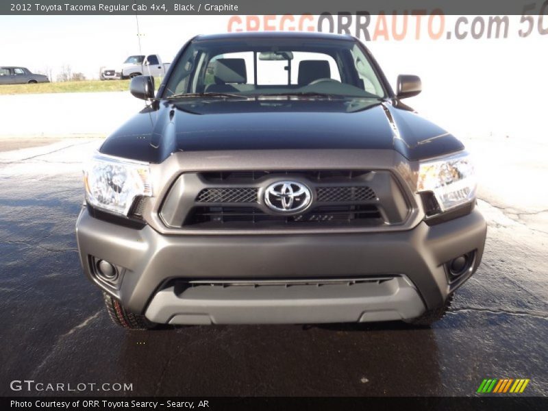 Black / Graphite 2012 Toyota Tacoma Regular Cab 4x4