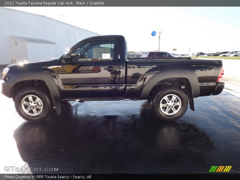 Black / Graphite 2012 Toyota Tacoma Regular Cab 4x4