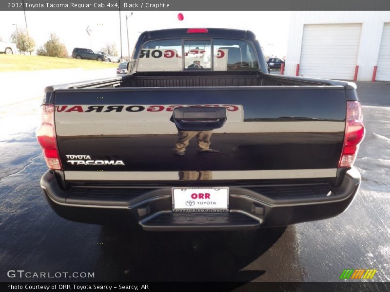 Black / Graphite 2012 Toyota Tacoma Regular Cab 4x4