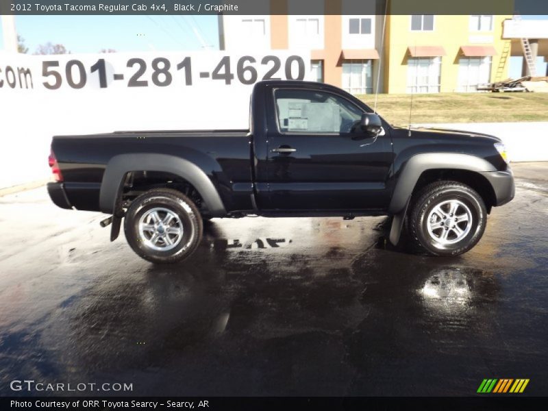 Black / Graphite 2012 Toyota Tacoma Regular Cab 4x4