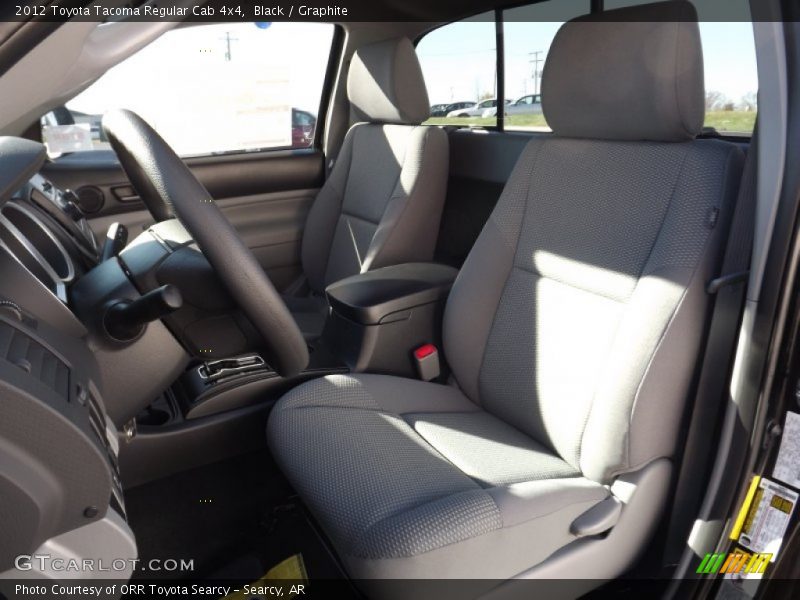 Black / Graphite 2012 Toyota Tacoma Regular Cab 4x4