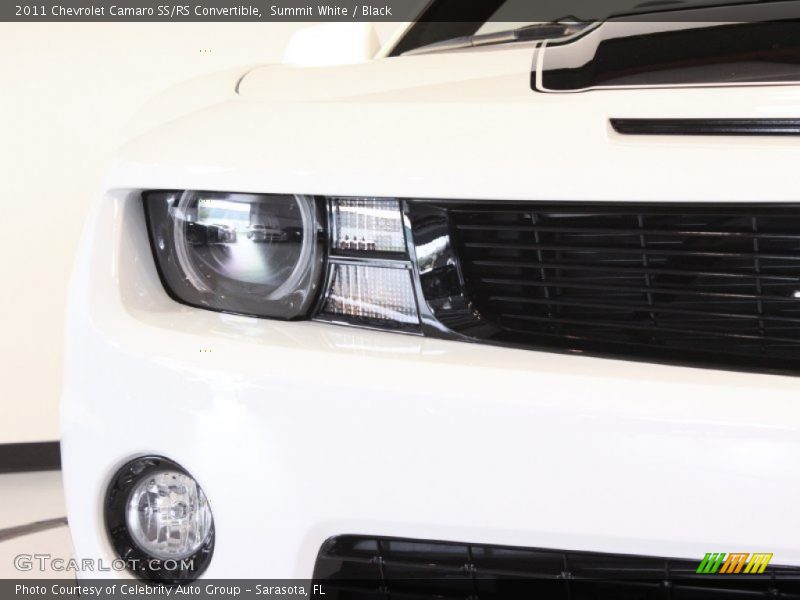 Summit White / Black 2011 Chevrolet Camaro SS/RS Convertible