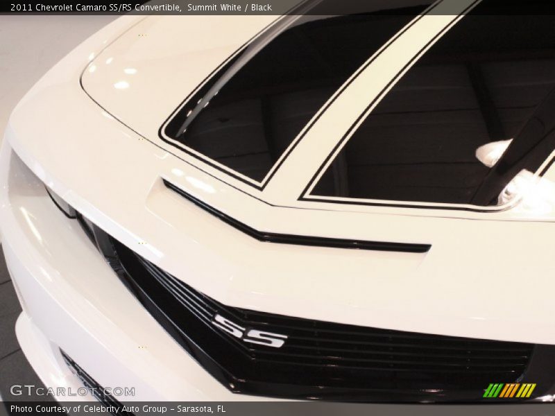 Summit White / Black 2011 Chevrolet Camaro SS/RS Convertible