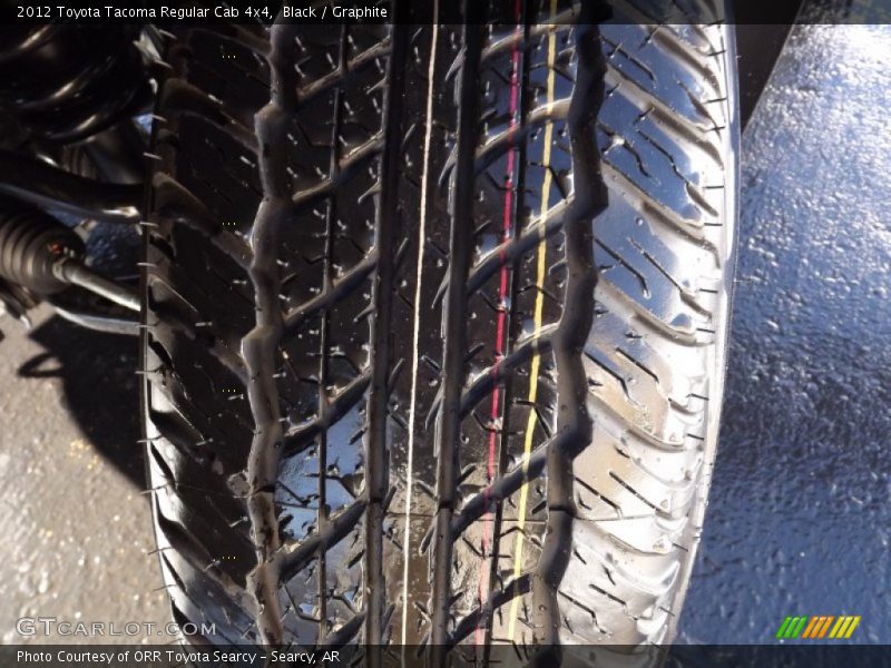 Black / Graphite 2012 Toyota Tacoma Regular Cab 4x4