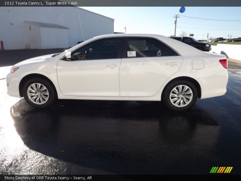 Super White / Ash 2012 Toyota Camry L