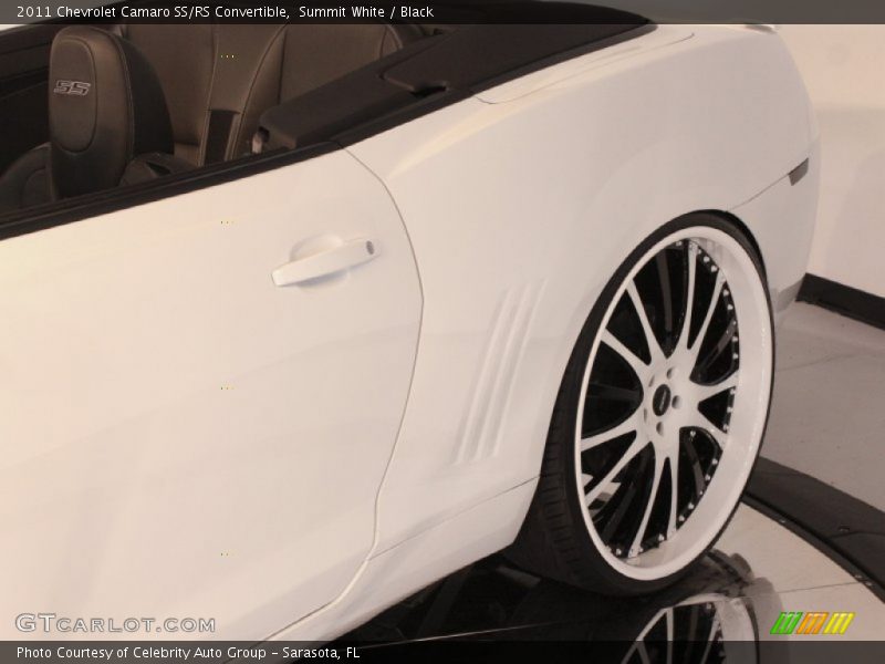 Summit White / Black 2011 Chevrolet Camaro SS/RS Convertible