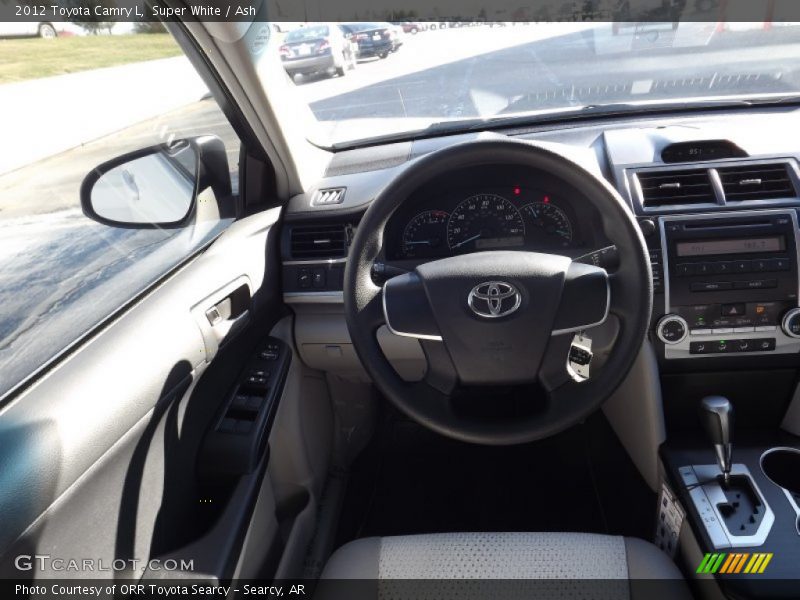 Super White / Ash 2012 Toyota Camry L