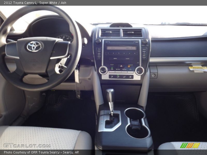 Super White / Ash 2012 Toyota Camry L