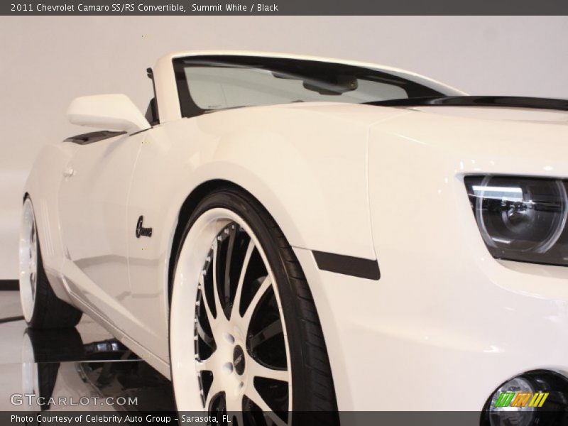 Summit White / Black 2011 Chevrolet Camaro SS/RS Convertible
