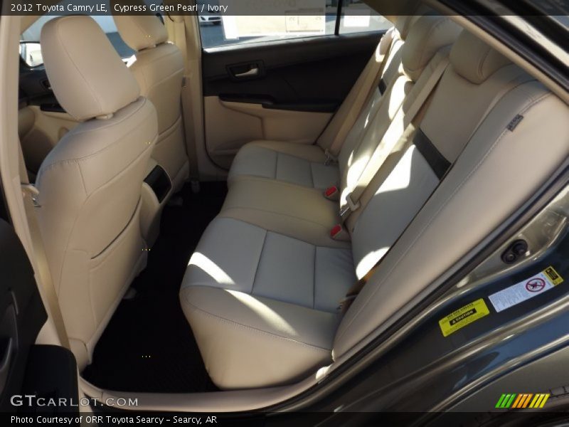 Cypress Green Pearl / Ivory 2012 Toyota Camry LE