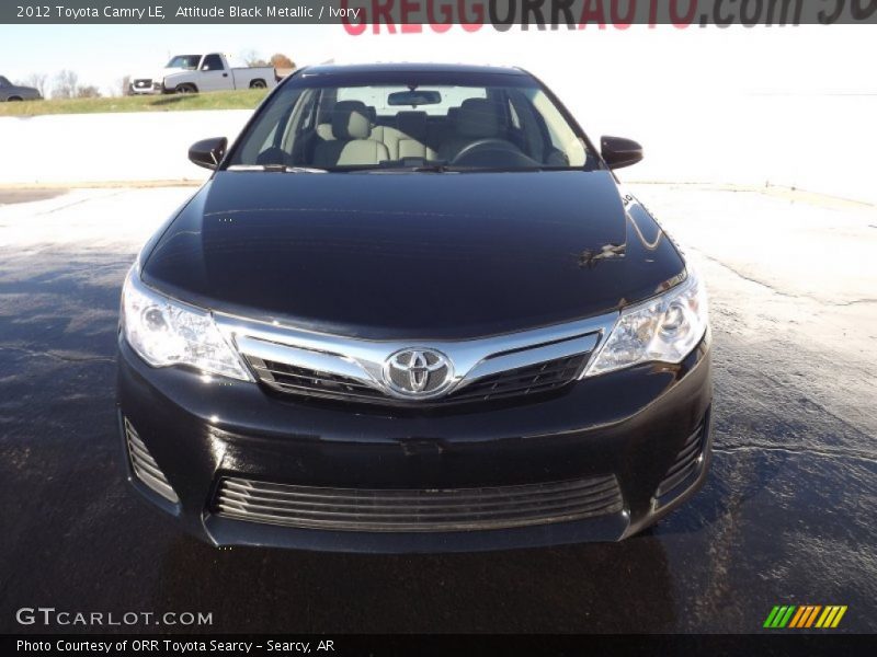 Attitude Black Metallic / Ivory 2012 Toyota Camry LE