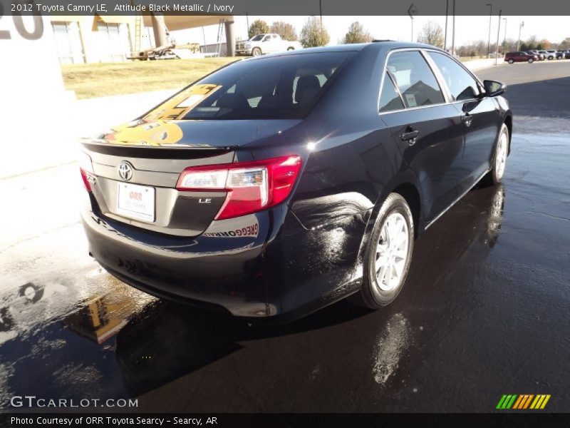 Attitude Black Metallic / Ivory 2012 Toyota Camry LE