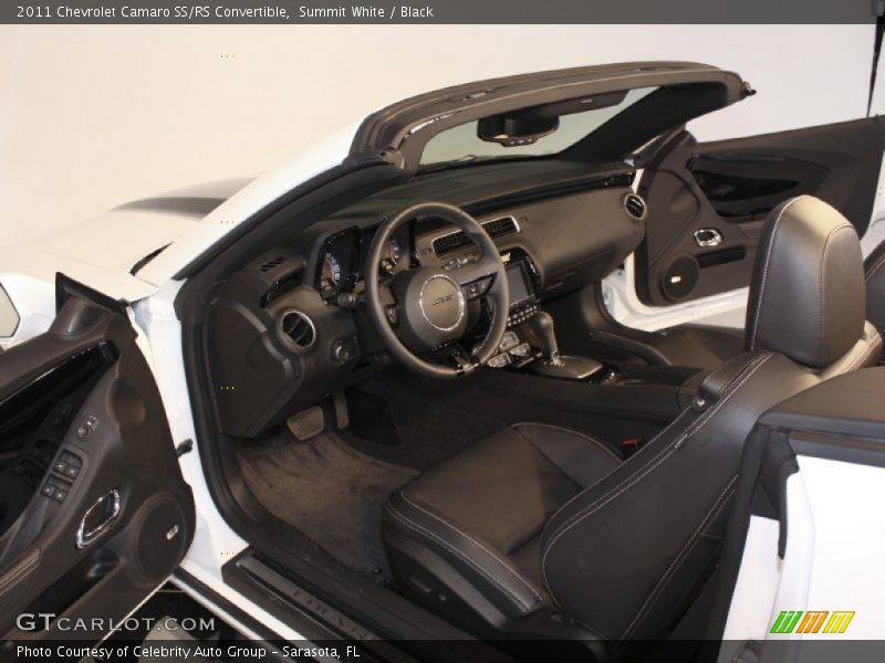 Summit White / Black 2011 Chevrolet Camaro SS/RS Convertible