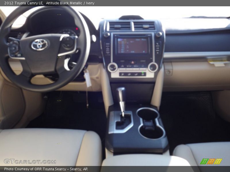 Attitude Black Metallic / Ivory 2012 Toyota Camry LE