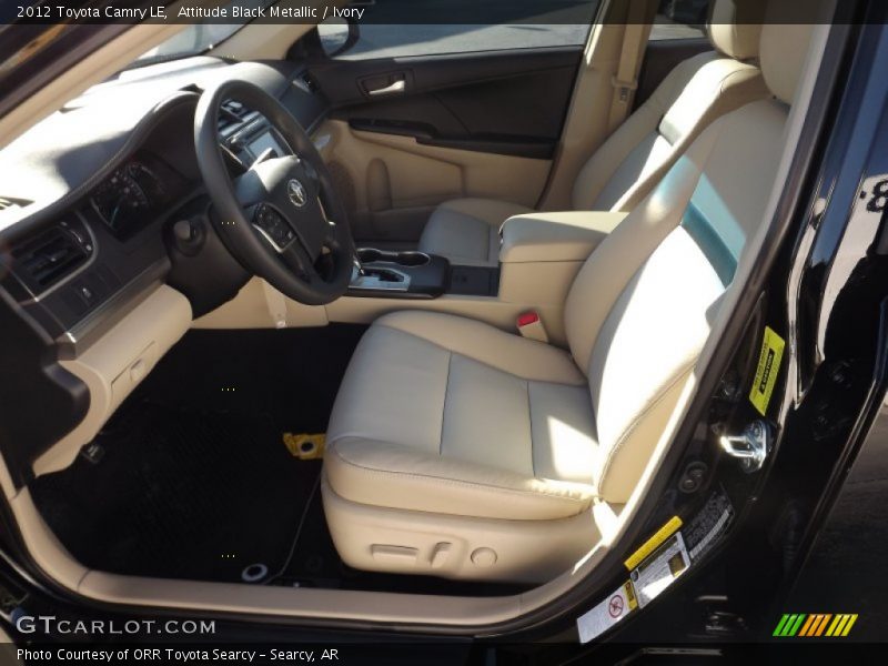 Attitude Black Metallic / Ivory 2012 Toyota Camry LE