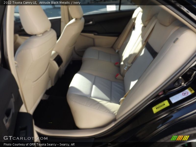 Attitude Black Metallic / Ivory 2012 Toyota Camry LE
