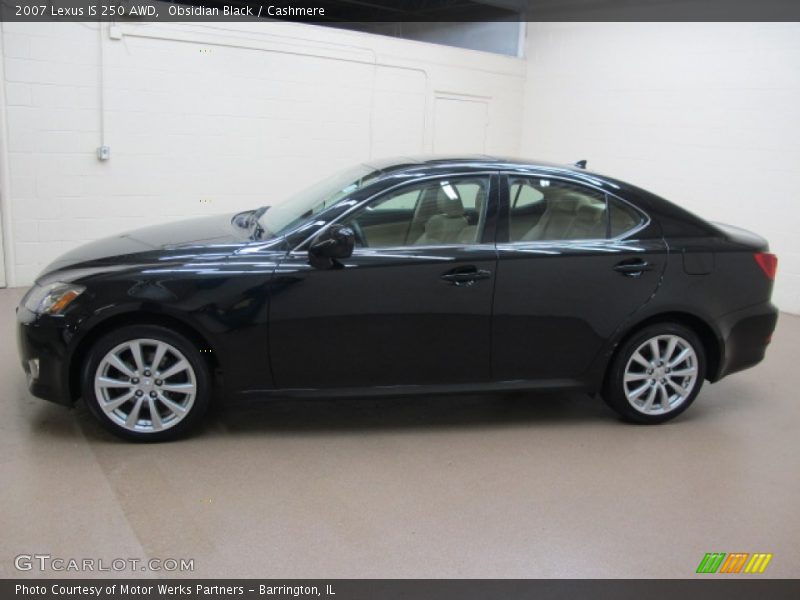 Obsidian Black / Cashmere 2007 Lexus IS 250 AWD
