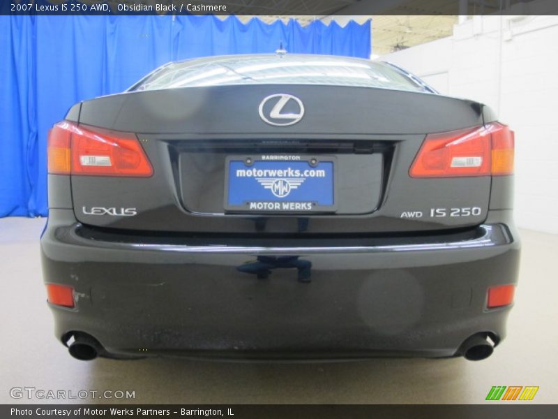Obsidian Black / Cashmere 2007 Lexus IS 250 AWD