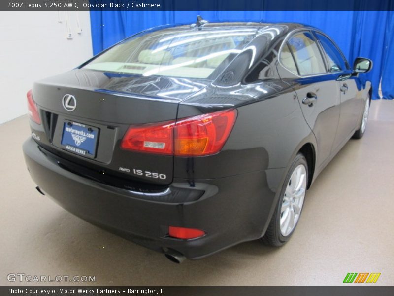 Obsidian Black / Cashmere 2007 Lexus IS 250 AWD