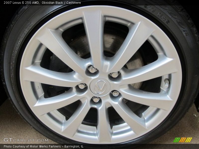 Obsidian Black / Cashmere 2007 Lexus IS 250 AWD