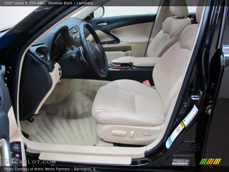 Obsidian Black / Cashmere 2007 Lexus IS 250 AWD