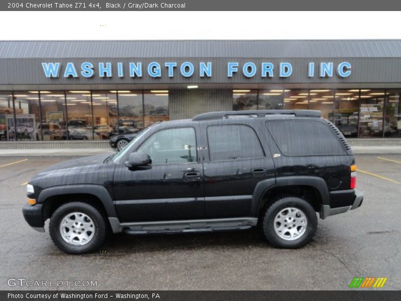 Black / Gray/Dark Charcoal 2004 Chevrolet Tahoe Z71 4x4