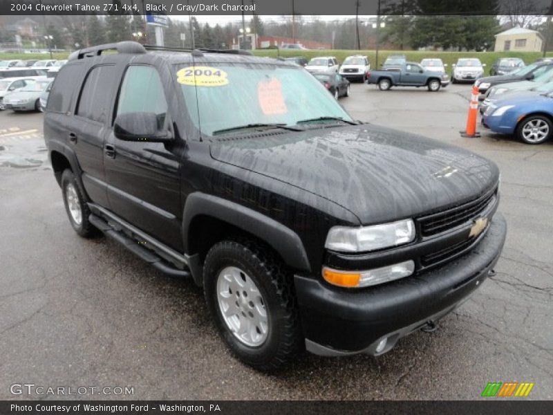 Black / Gray/Dark Charcoal 2004 Chevrolet Tahoe Z71 4x4