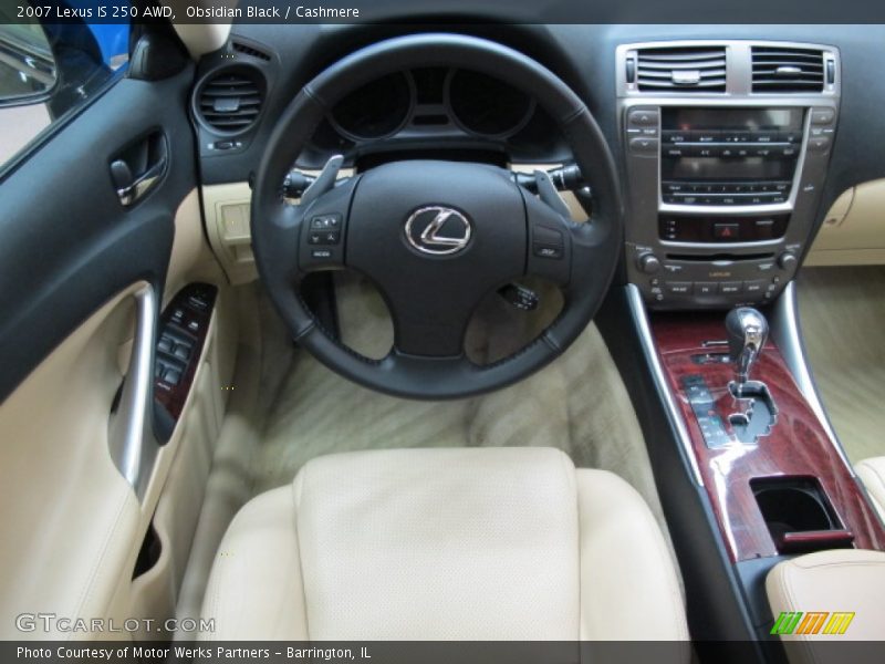 Obsidian Black / Cashmere 2007 Lexus IS 250 AWD