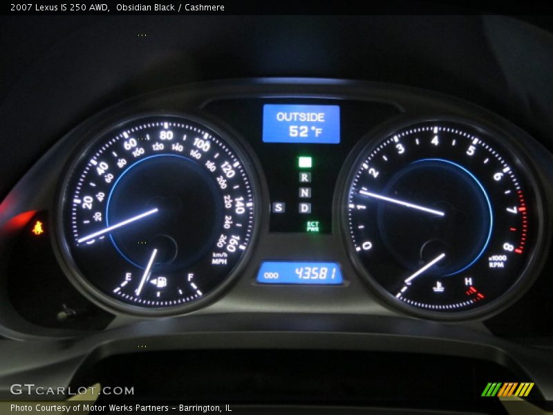 Obsidian Black / Cashmere 2007 Lexus IS 250 AWD