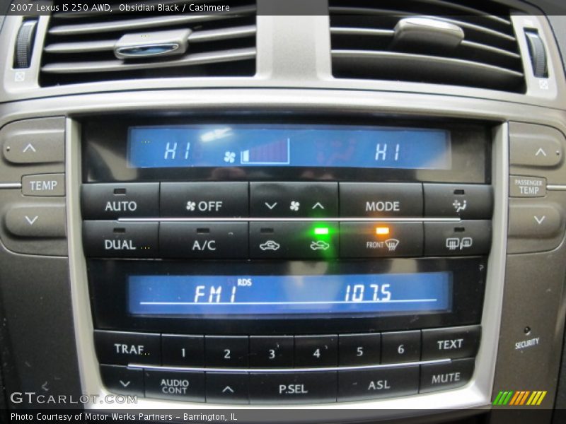 Obsidian Black / Cashmere 2007 Lexus IS 250 AWD