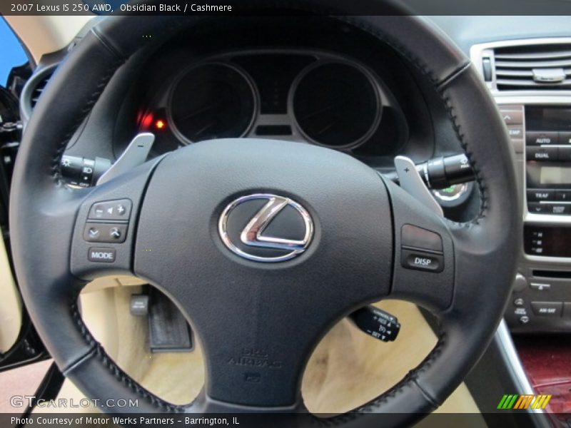 Obsidian Black / Cashmere 2007 Lexus IS 250 AWD