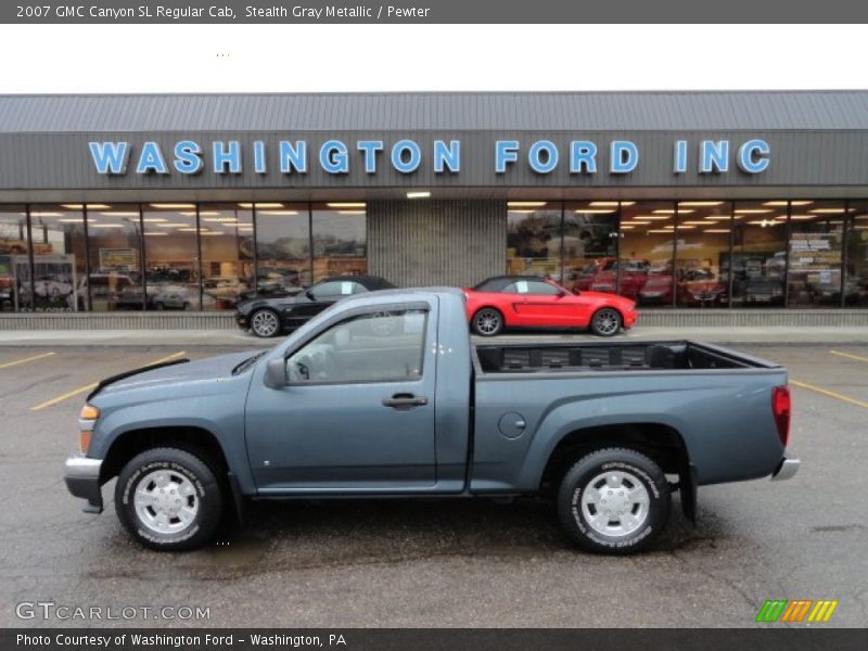 Stealth Gray Metallic / Pewter 2007 GMC Canyon SL Regular Cab
