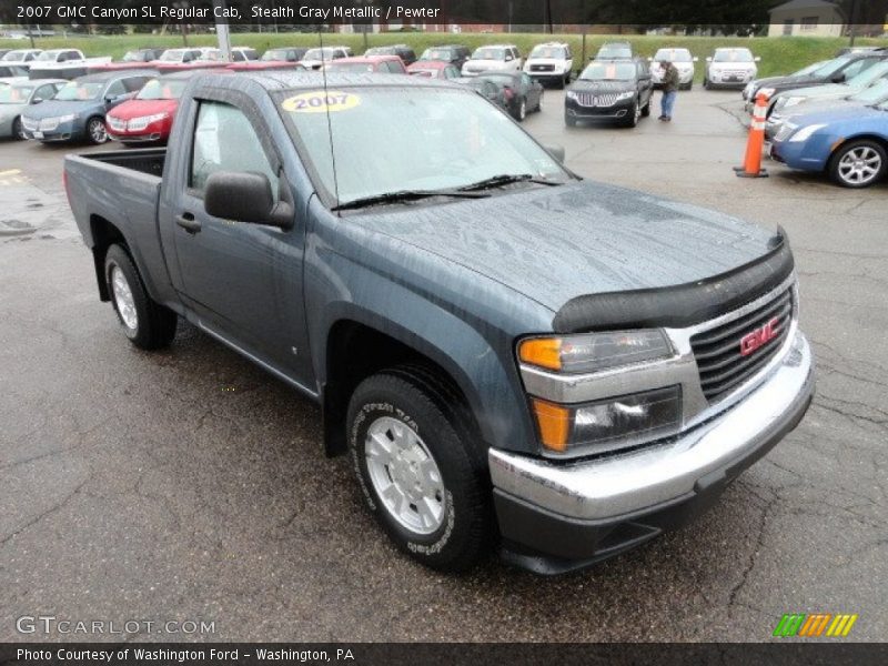Stealth Gray Metallic / Pewter 2007 GMC Canyon SL Regular Cab
