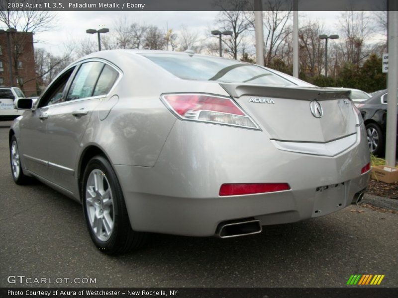 Palladium Metallic / Ebony 2009 Acura TL 3.5