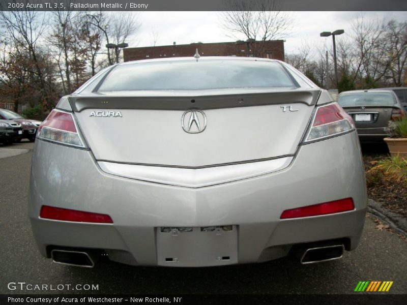 Palladium Metallic / Ebony 2009 Acura TL 3.5