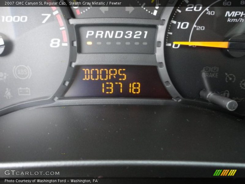 Stealth Gray Metallic / Pewter 2007 GMC Canyon SL Regular Cab
