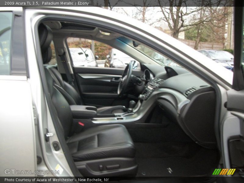 Palladium Metallic / Ebony 2009 Acura TL 3.5