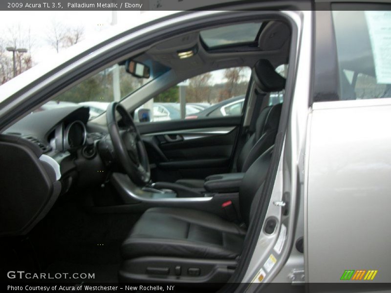 Palladium Metallic / Ebony 2009 Acura TL 3.5