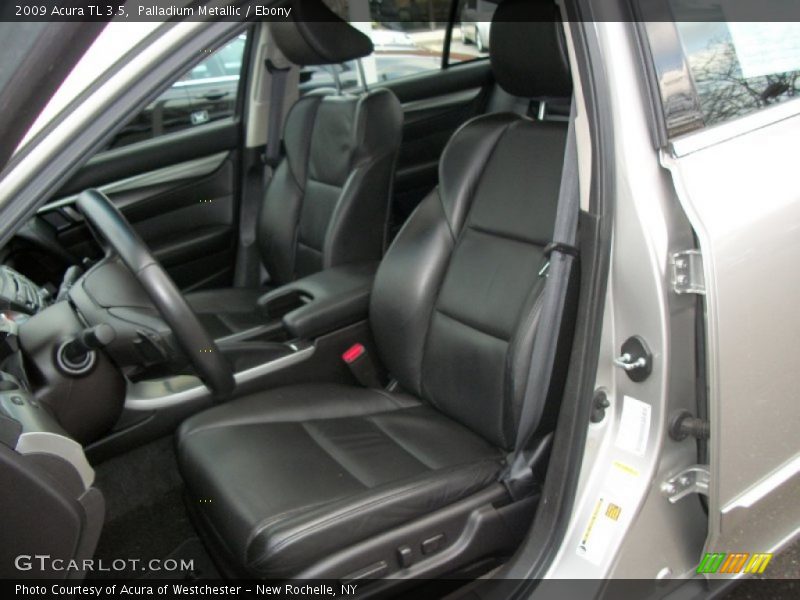 Palladium Metallic / Ebony 2009 Acura TL 3.5